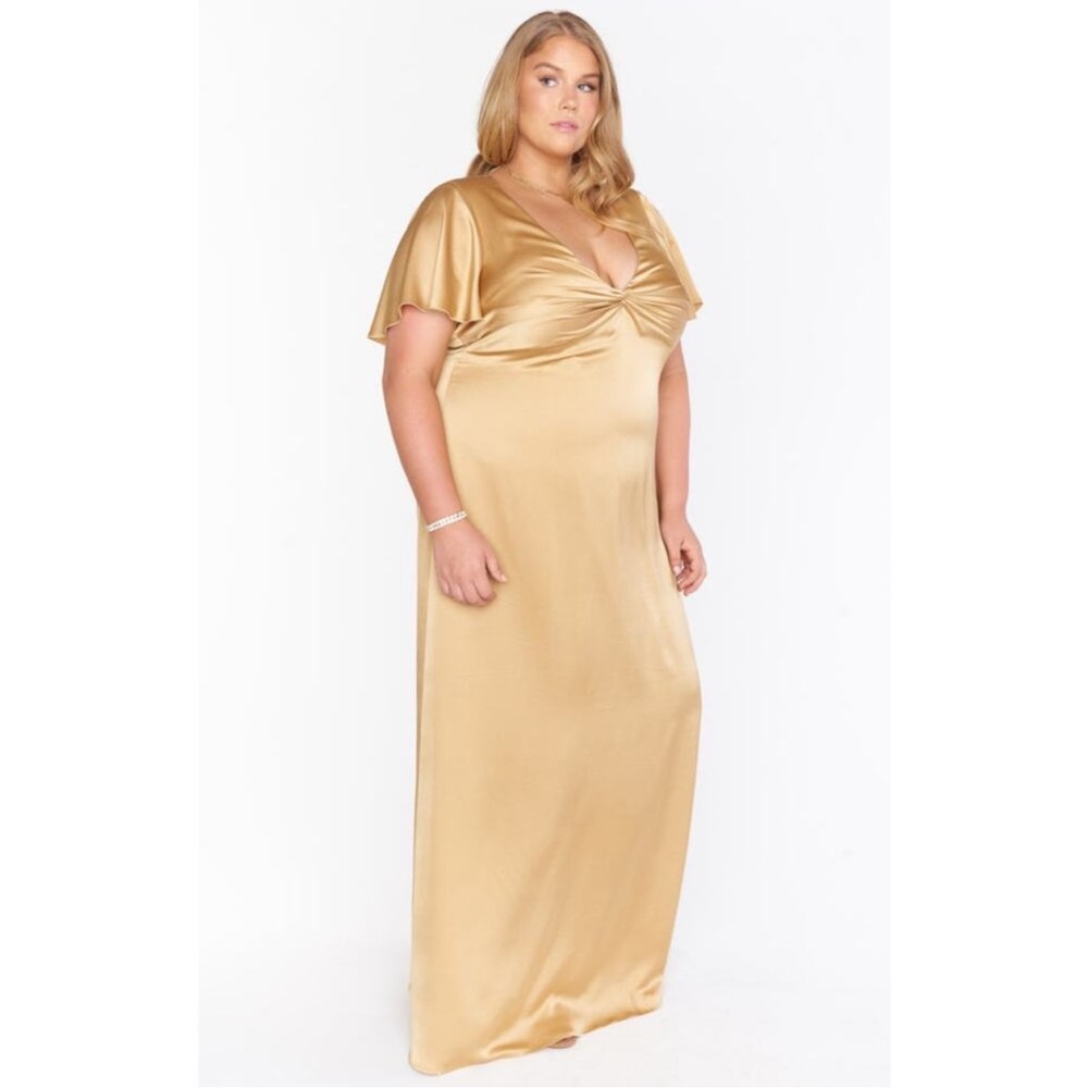 Show Me Your Mumu Rome Twist short sleeve Gown Size XL